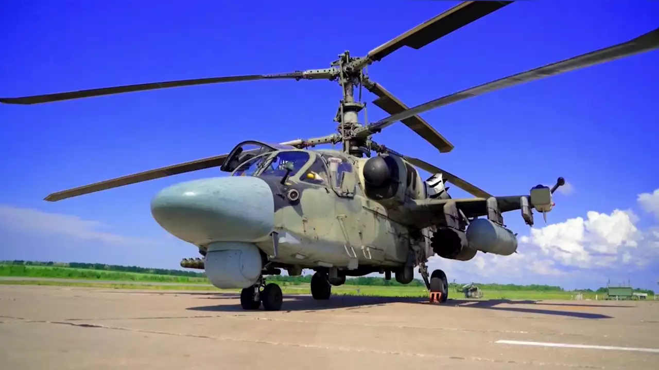 Russian pilots reportedly blast Ukrainian targets from Ka-52 copters