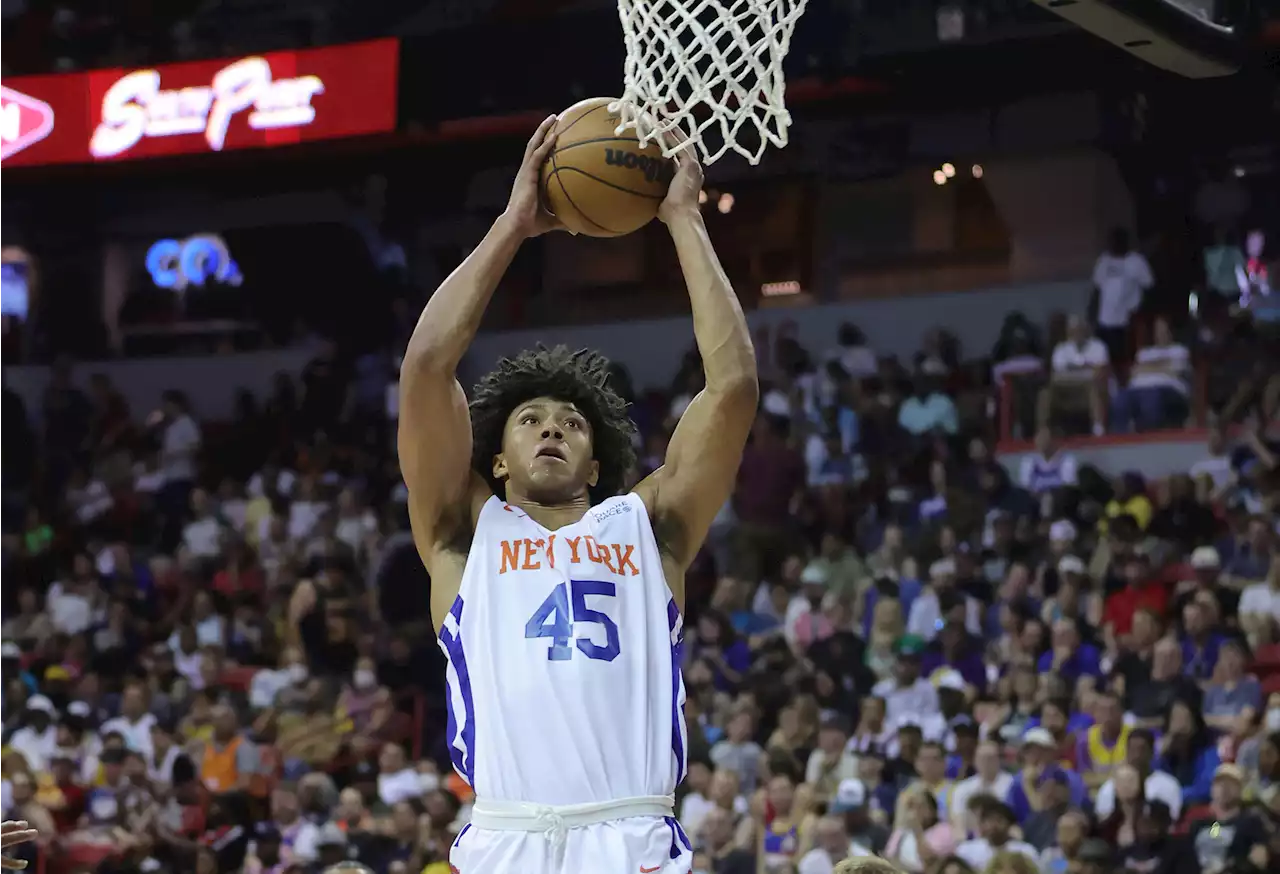 Jericho Sims flashing why Knicks believe in him with Summer League play