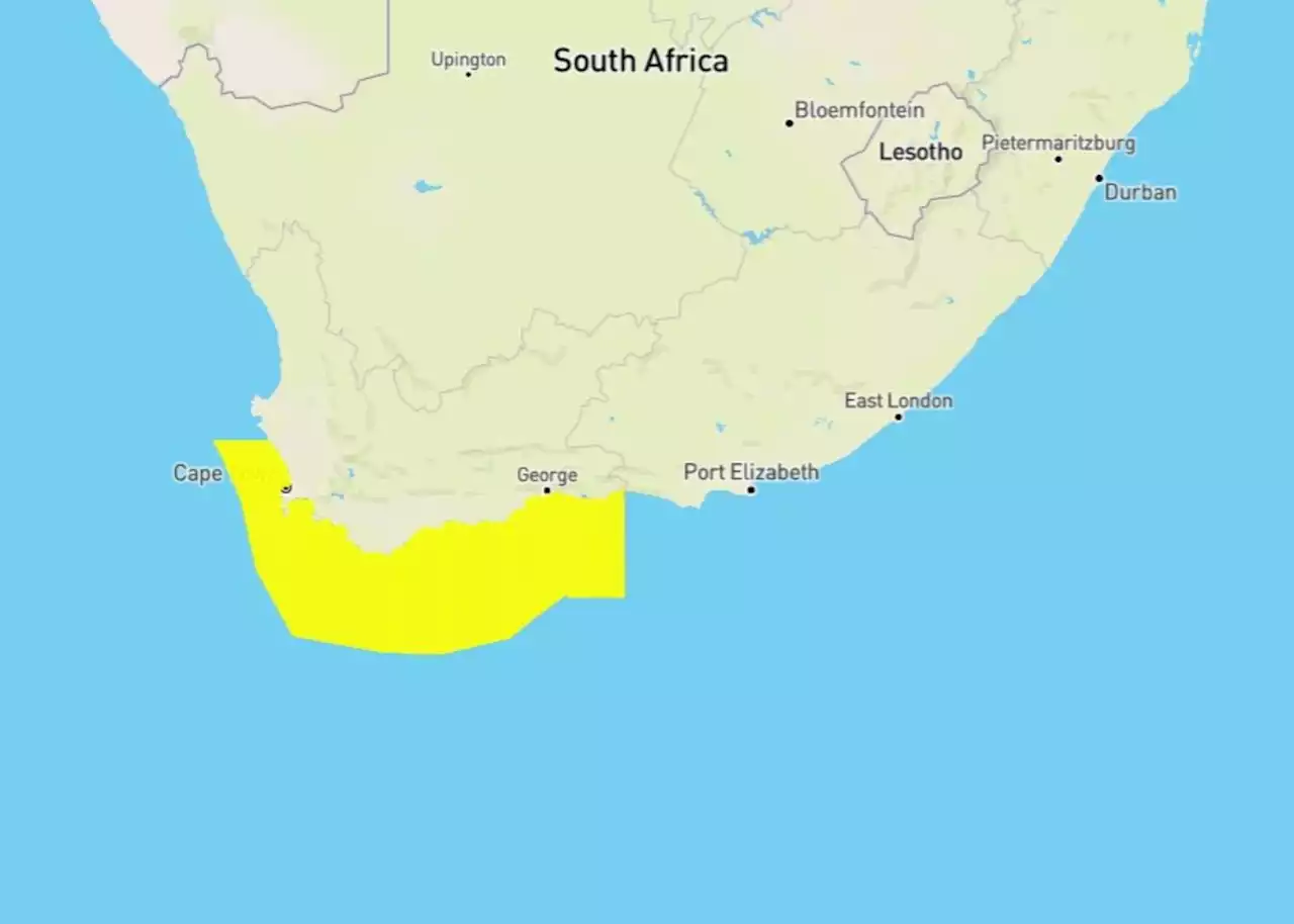 Western Cape weather warning: 5.5-metre waves to batter the coast