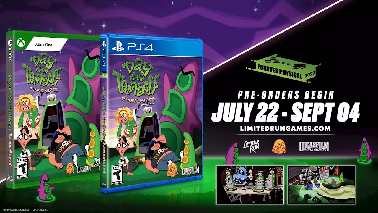 Day of the Tentacle Remastered is getting a physical edition on Xbox