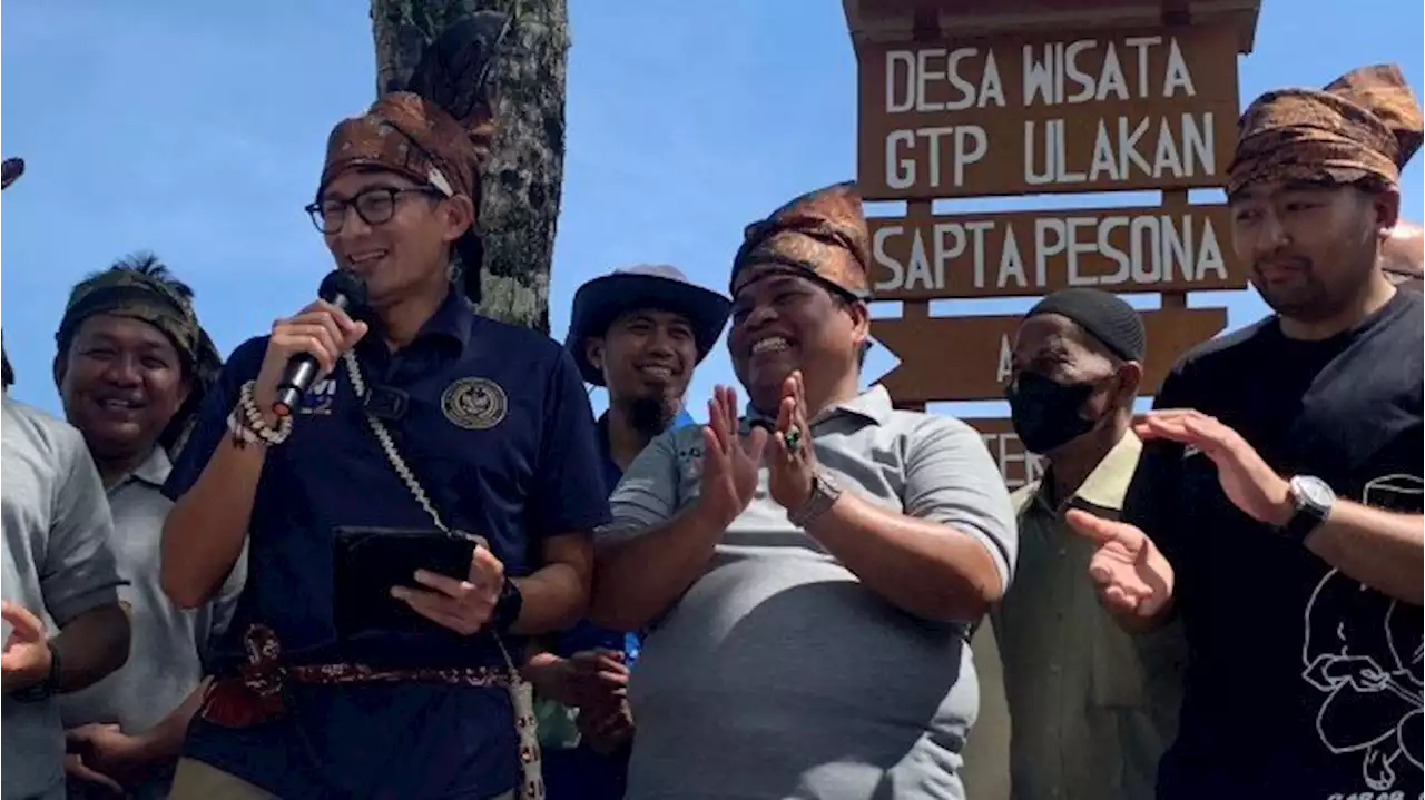 Sandiaga Terpesona Indahnya GTP Ulakan, Masuk 50 Desa Wisata Terbaik