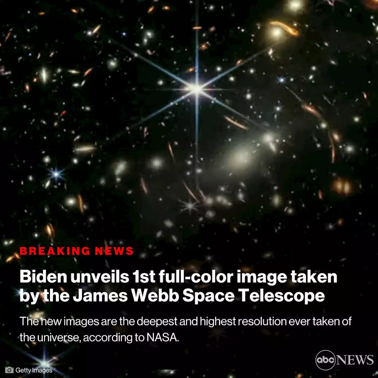 James Webb live updates: Biden unveils 1st full-color image from NASA telescope