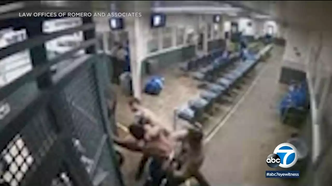 Video shows LA County deputies beating inmate at Men's Central Jail