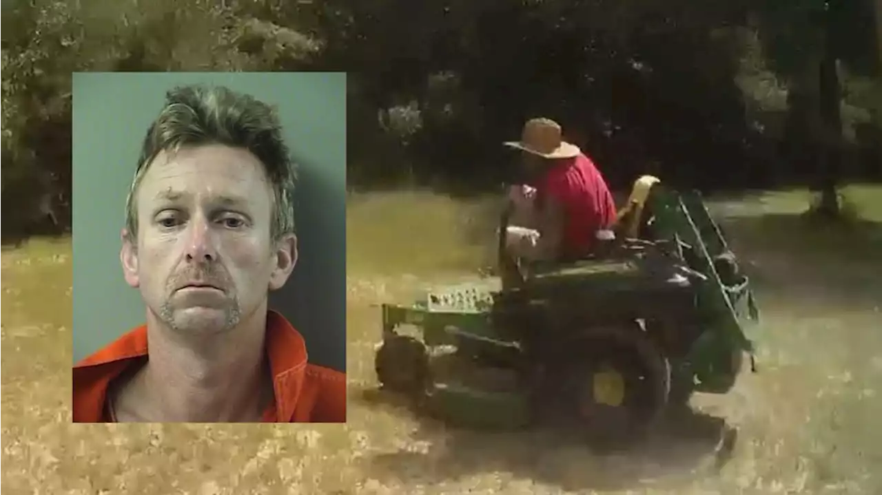 Florida man attempts to outrun deputies on John Deere lawnmower, sheriff says