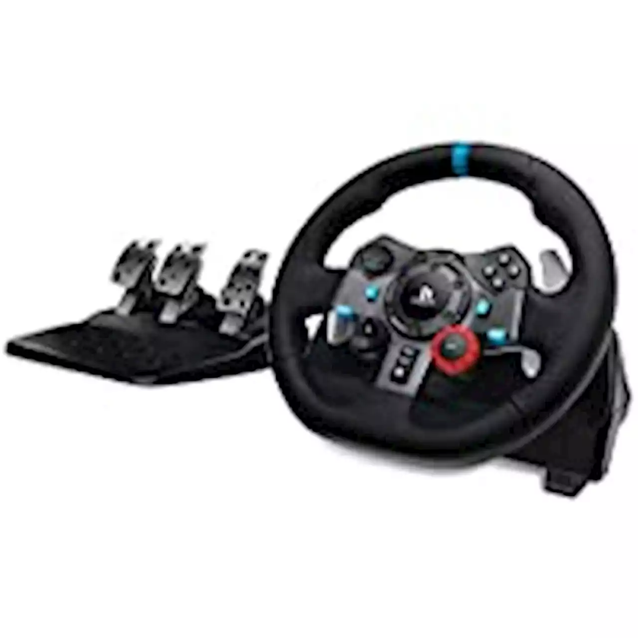 Logitech G29 Driving Force Racing Wheel and Floor Pedals, Real Force Feedback, Stainless Steel Paddle Shifters, Leather Steering Wheel Cover for PS5, PS4, PC, Mac - Black : Amazon.co.uk: PC & Video Games