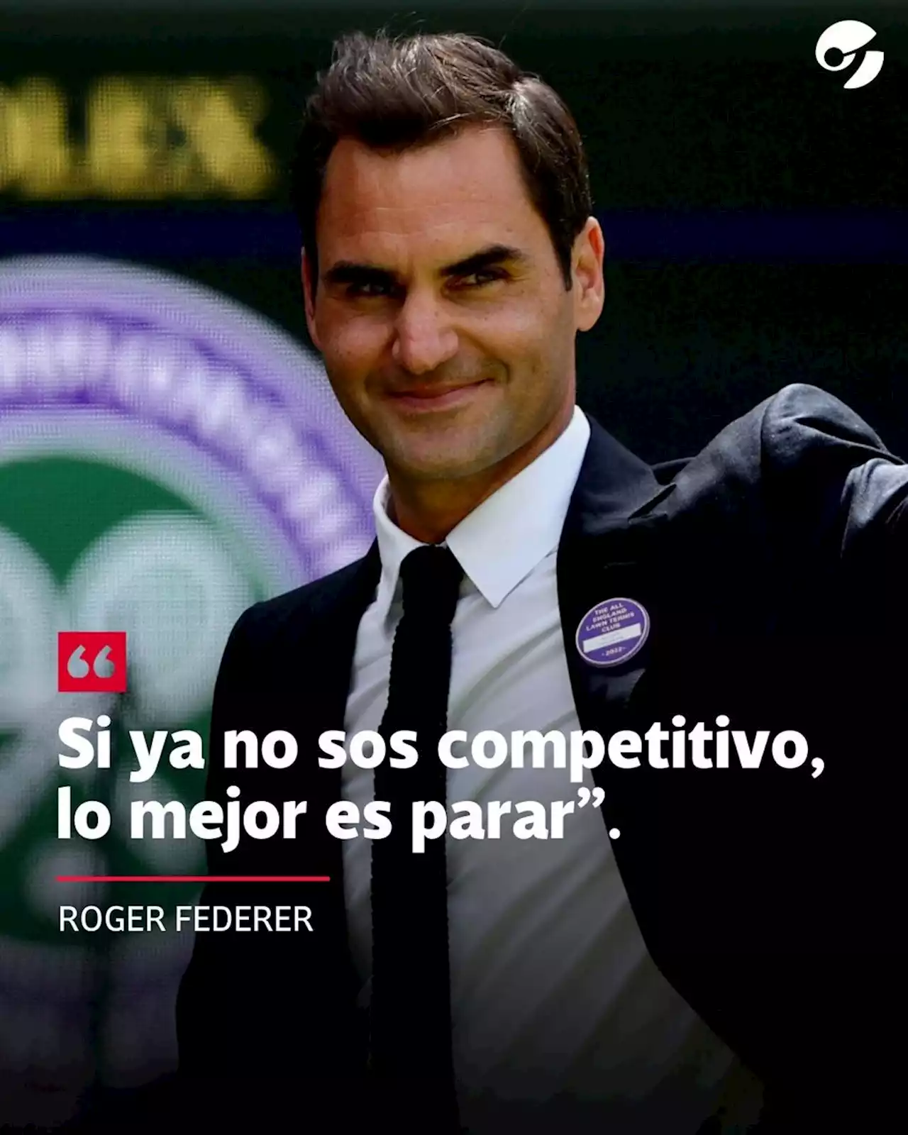 Roger Federer coquetea con el retiro: 'Si ya no sos competitivo, lo mejor es parar'