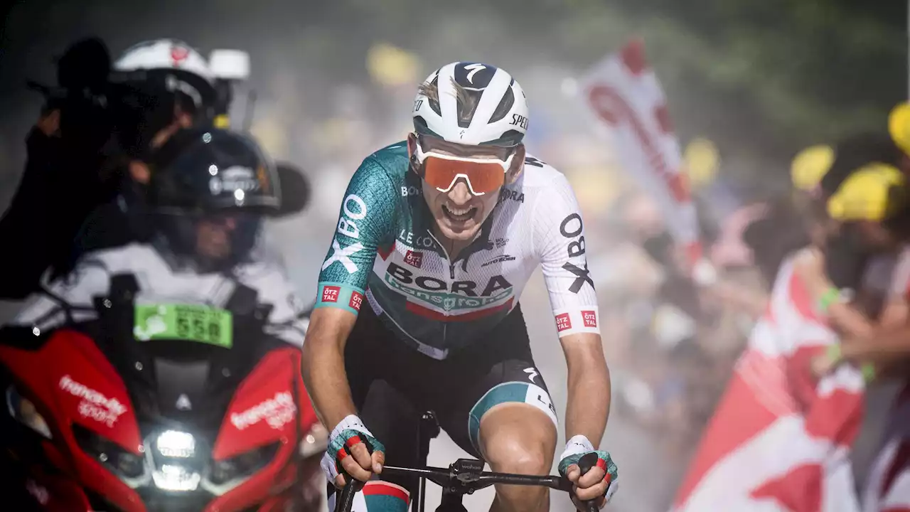 Tour de France: Lennard Kämna knapp an Etappensieg und Gelbem Trikot vorbei - Demo stoppt Fahrer auf 10. Etappe