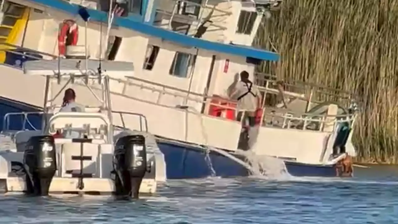 22 people rescued by local boaters as charter boat sinks off Jersey Shore, coast guard says