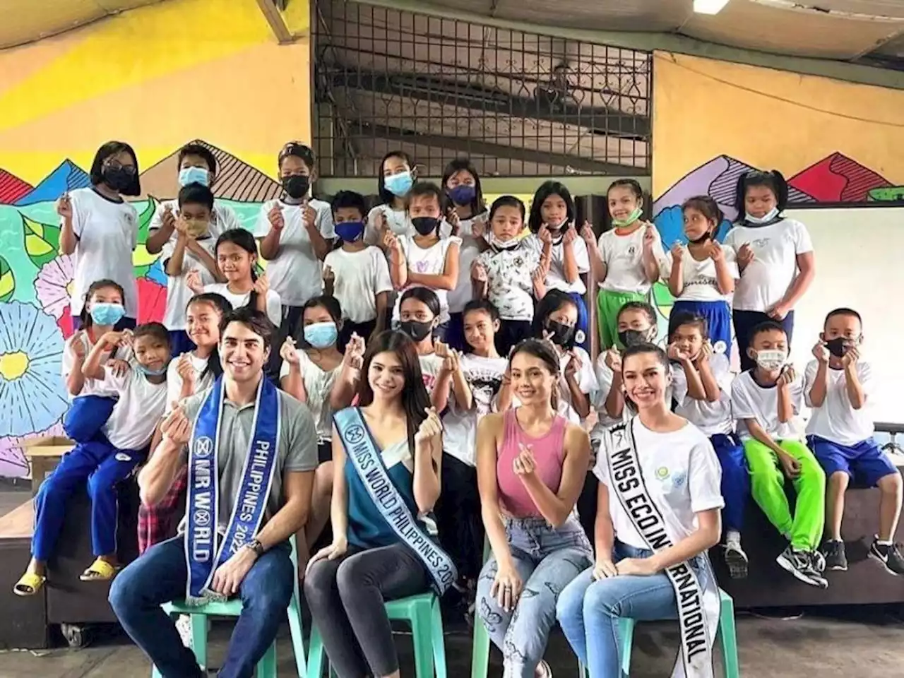 Miss World PH 2022 winners visit NGO for education