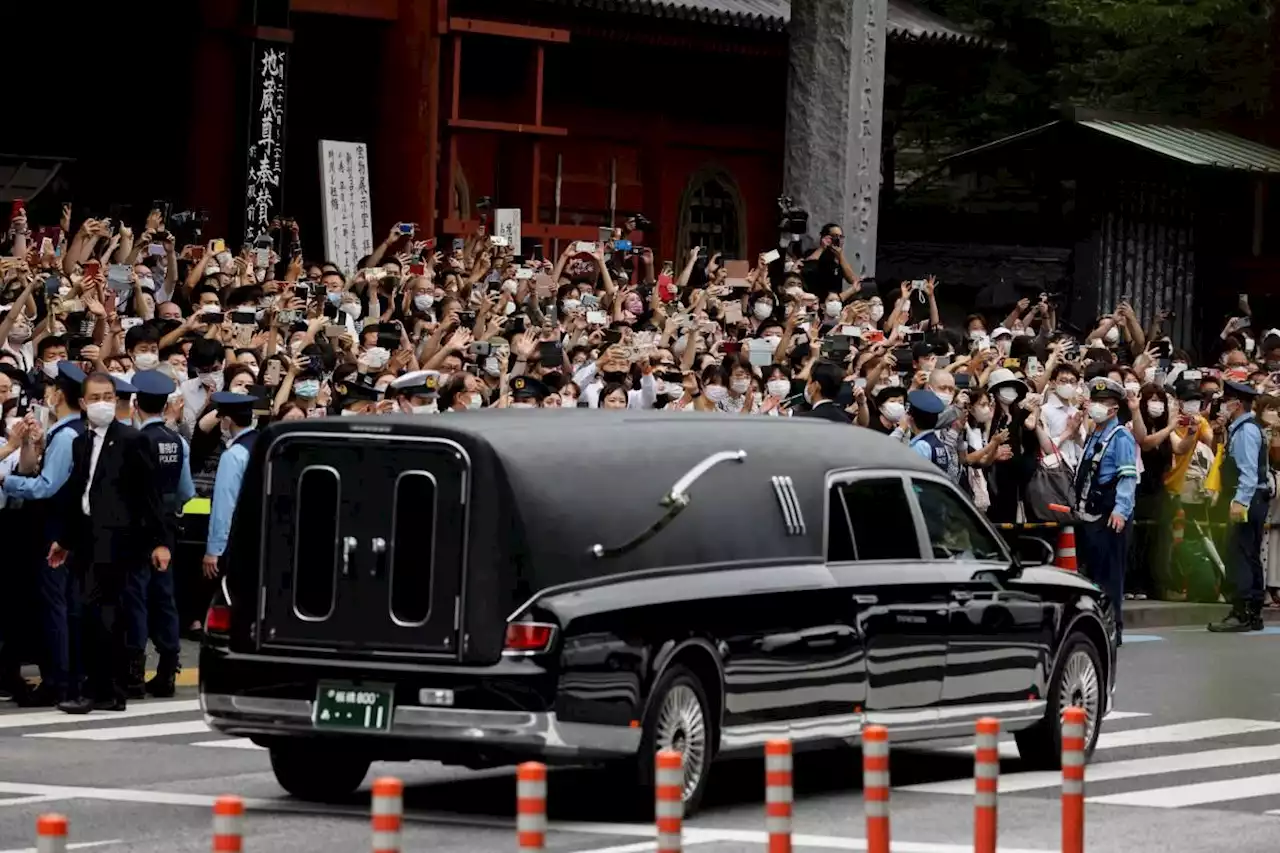 Japan bids somber farewell to slain Shinzo Abe, its longest-serving premier