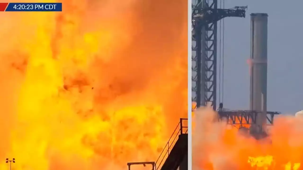 Starship von SpaceX: Explosion bei Test von Riesenrakete