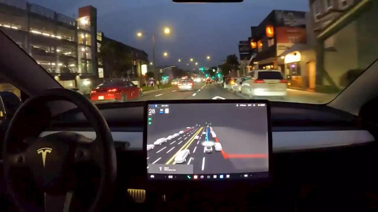 Watch Tesla FSD React To Car Door Suddenly Opening, Driver Stepping Out