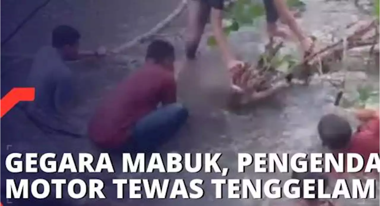 Mabuk dan Tabrak Jembatan! Pengendara Motor di Baubau Tewas Tenggelam