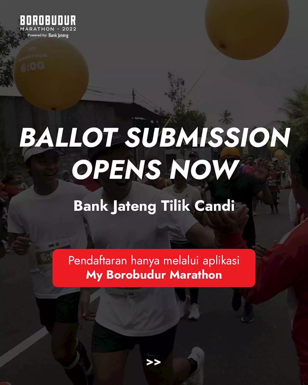 Borobudur Marathon 2022: 'Stronger to Victory'