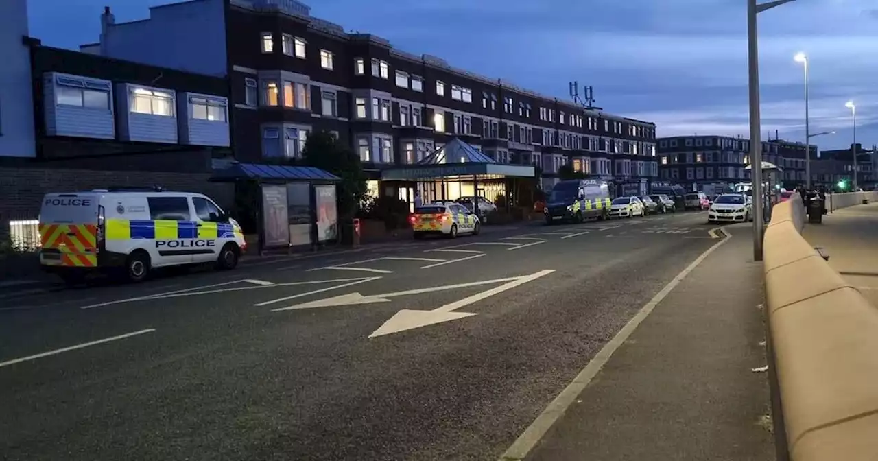 Man rushed to hospital after late night incident at Morecambe hotel