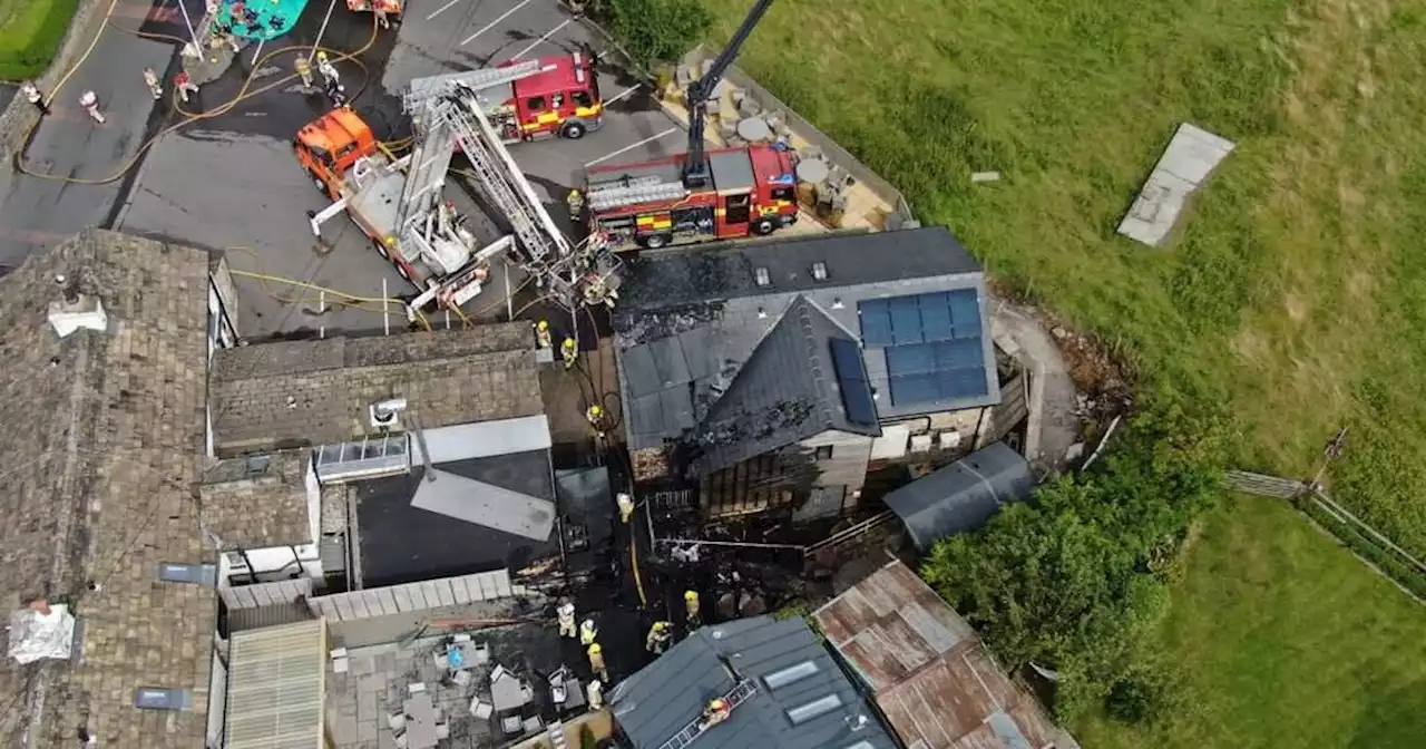 Significant damage to Clitheroe pub after fire shuts down area