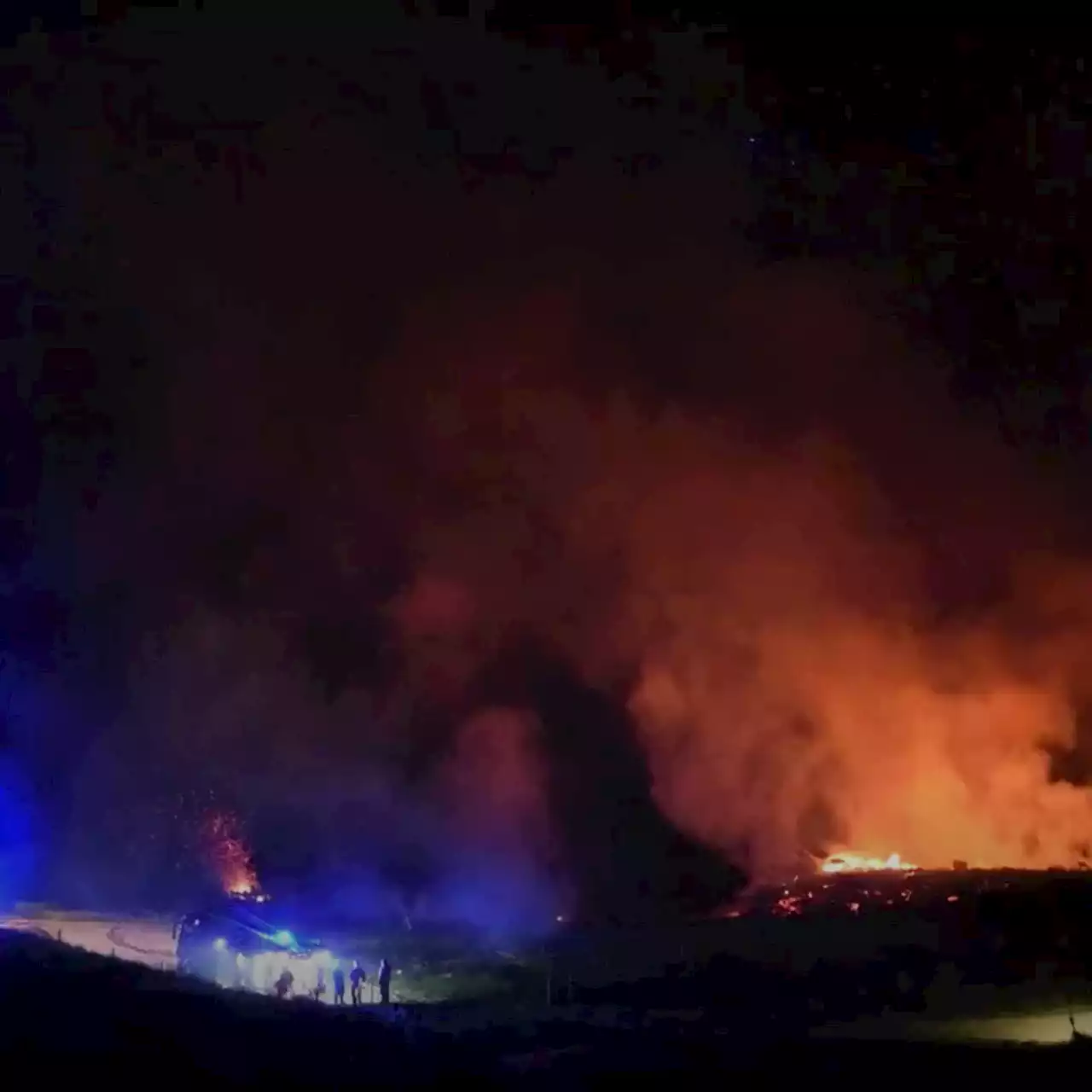 Huge fire service response after blaze breaks out near Dovestone Reservoir