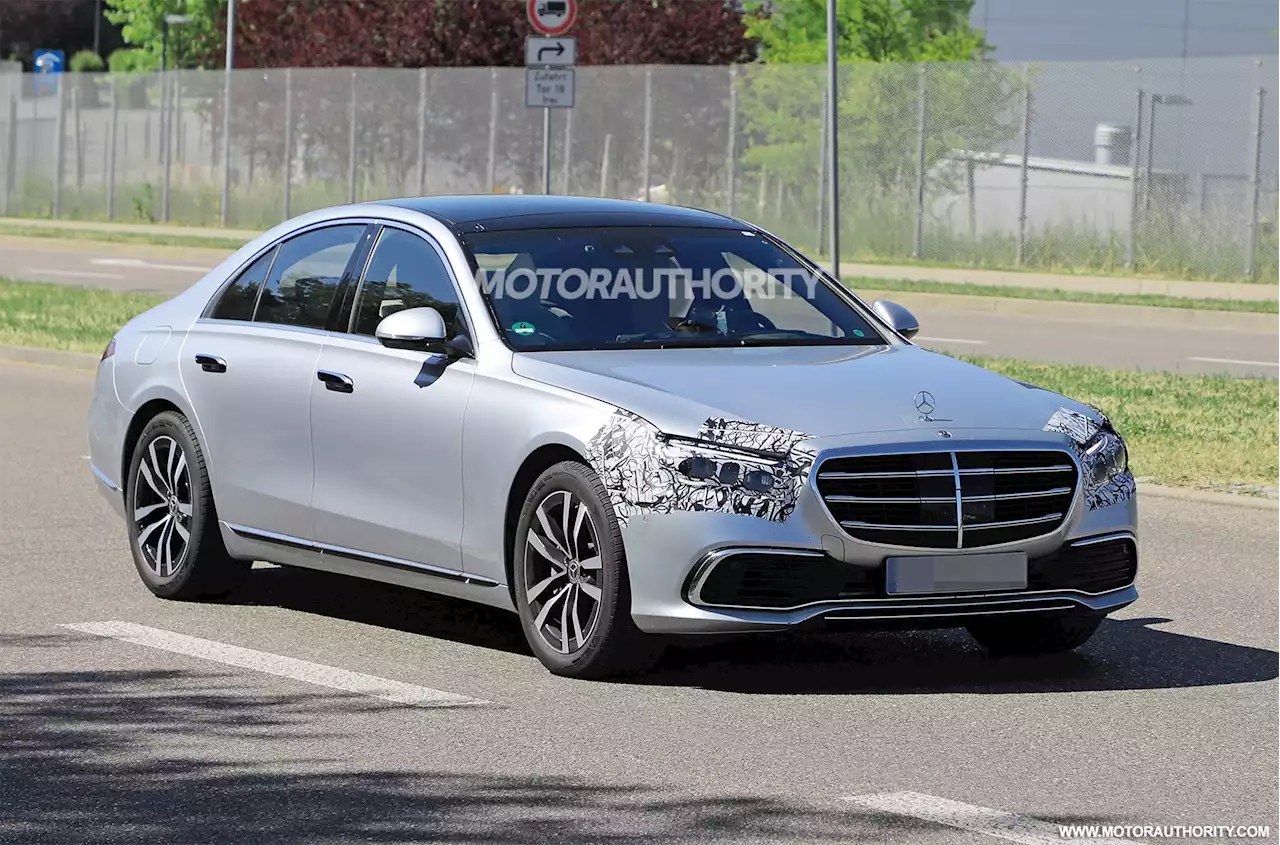 2025 Mercedes-Benz S-Class spy shots: Mid-cycle update already in testing