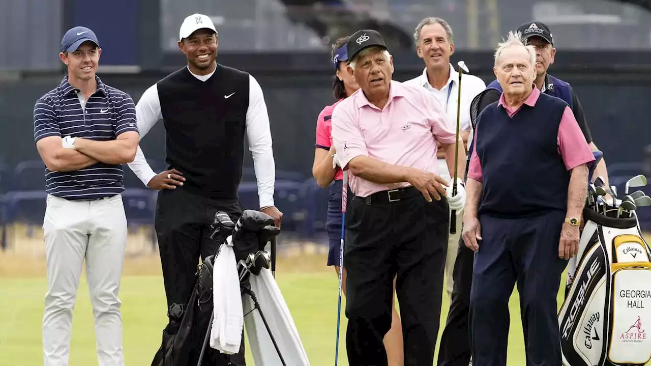 Tiger Woods Part of Celebration of Champions at St. Andrews