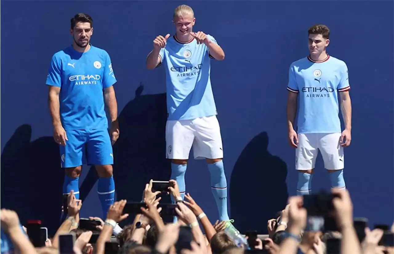 Erling Haaland Sapa Publik Stadion Etihad, Janjikan Banyak Gol untuk Manchester City