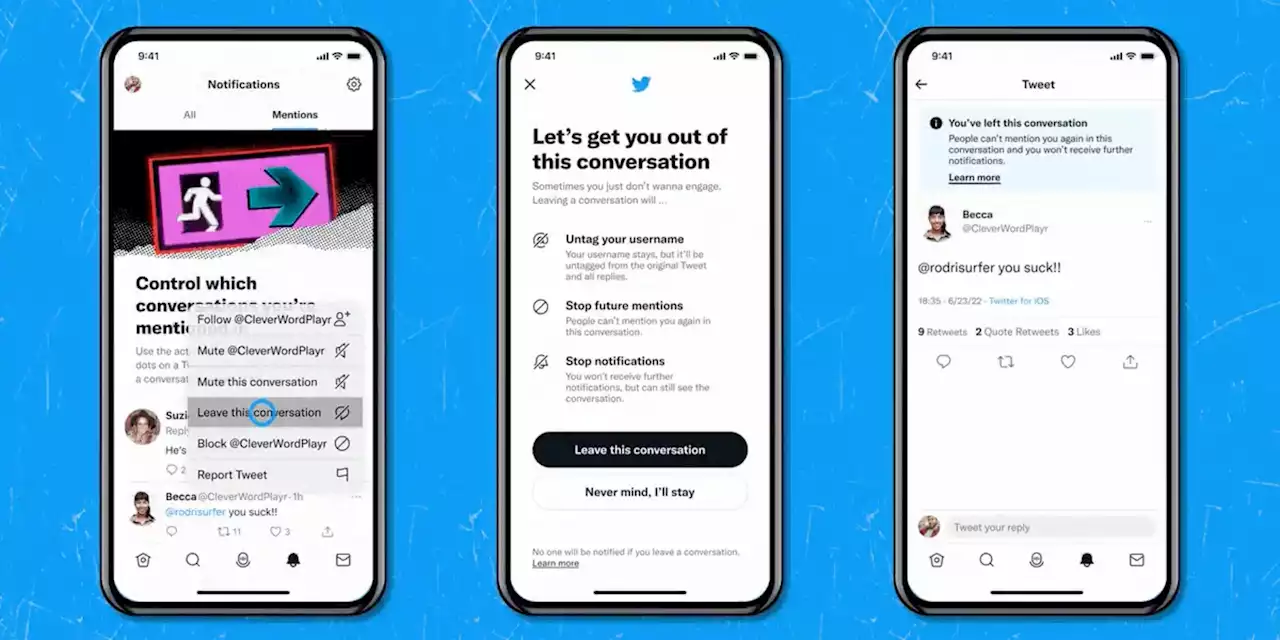 Twitter rolls out 'Unmentioning' feature for you to leave toxic conversations - SoyaCincau