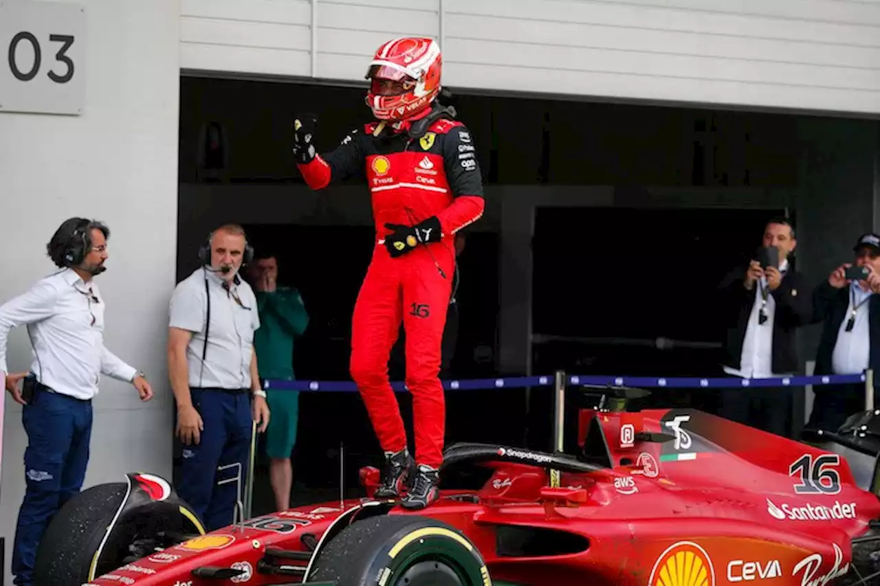 Leclerc (Ferrari): «Sein Sieg ist ein Meisterwerk»