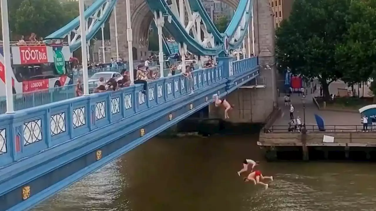 Video Shows Absolute Fools Backflipping Off London’s Tower Bridge