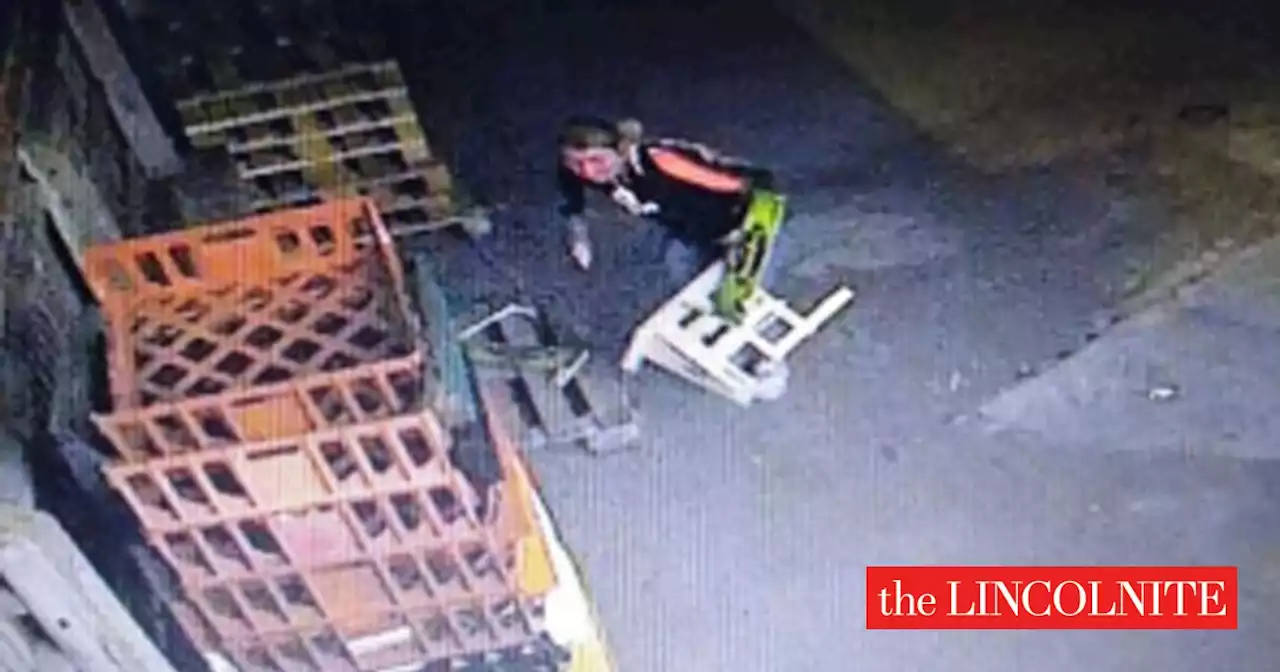 CCTV appeal over arson attack near Boston shop