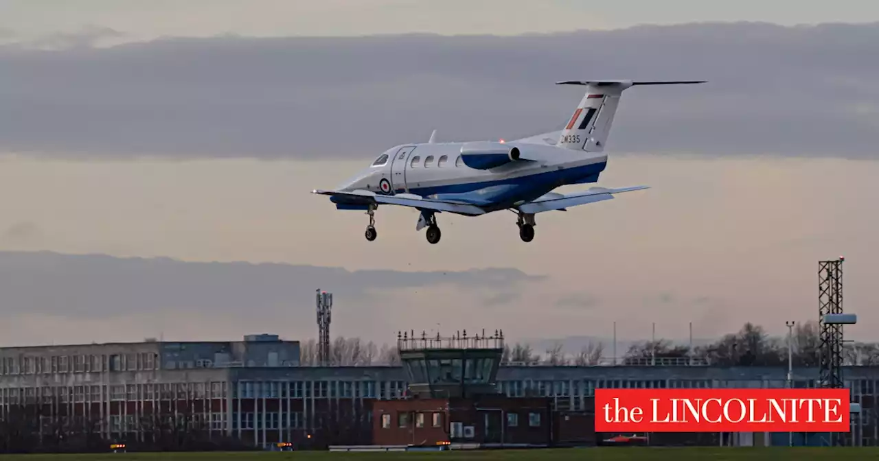 'Flights cancelled' at RAF Cranwell as tarmac begins to melt