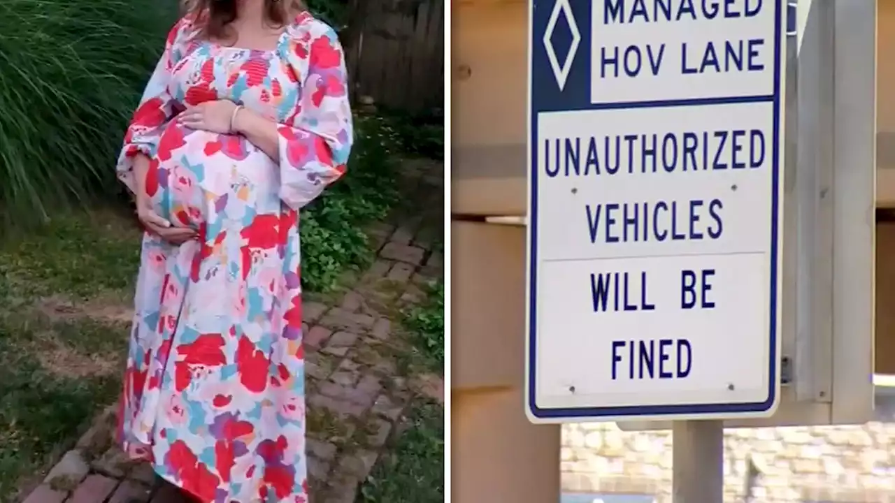 Pregnant Woman Fighting HOV Ticket Says Haters Tell Her to Get Abortion