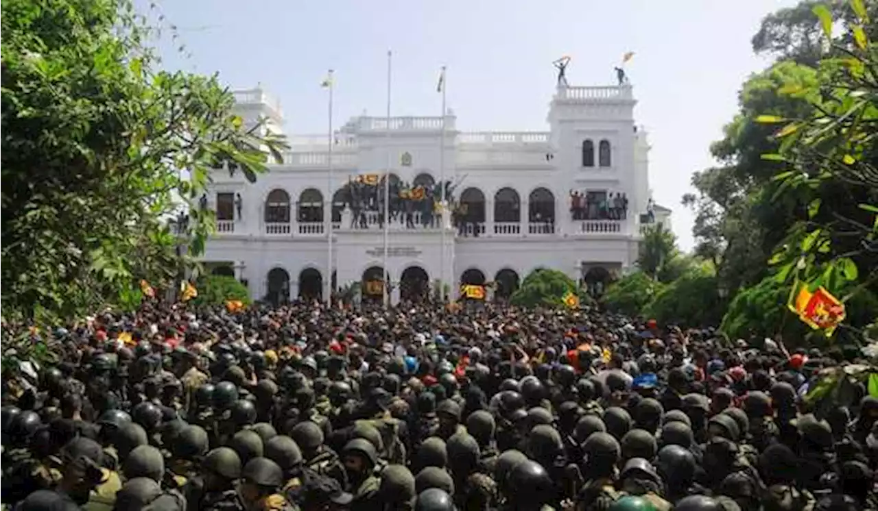 Pengunjuk Rasa Serbu Kantor Perdana Menteri Sri Lanka