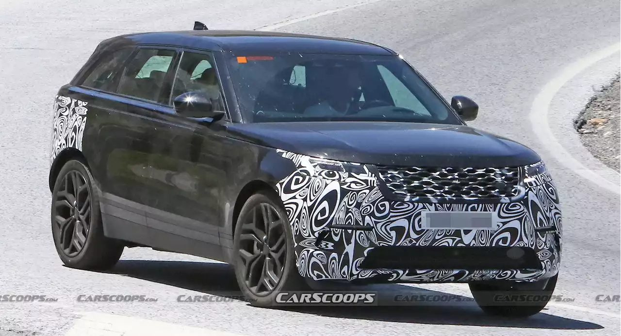 2024 Range Rover Velar Spied, Appears Ready For A Mild Facelift | Carscoops