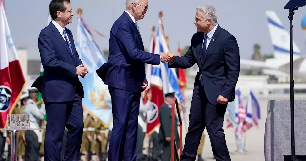 Joe Biden llega a Israel: 'La solución de dos Estados es la mejor para garantizar la paz '