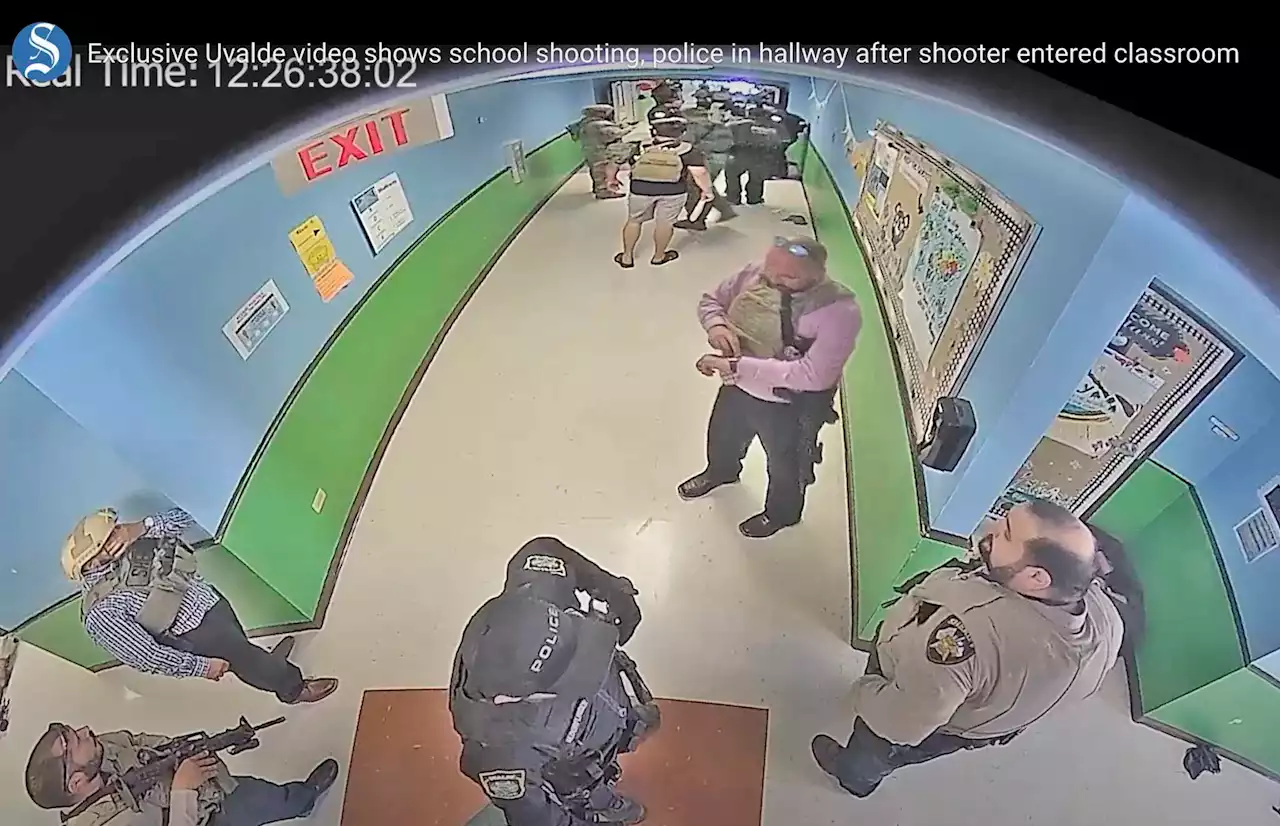 Video shows hour-plus wait to enter classrooms during Uvalde massacre