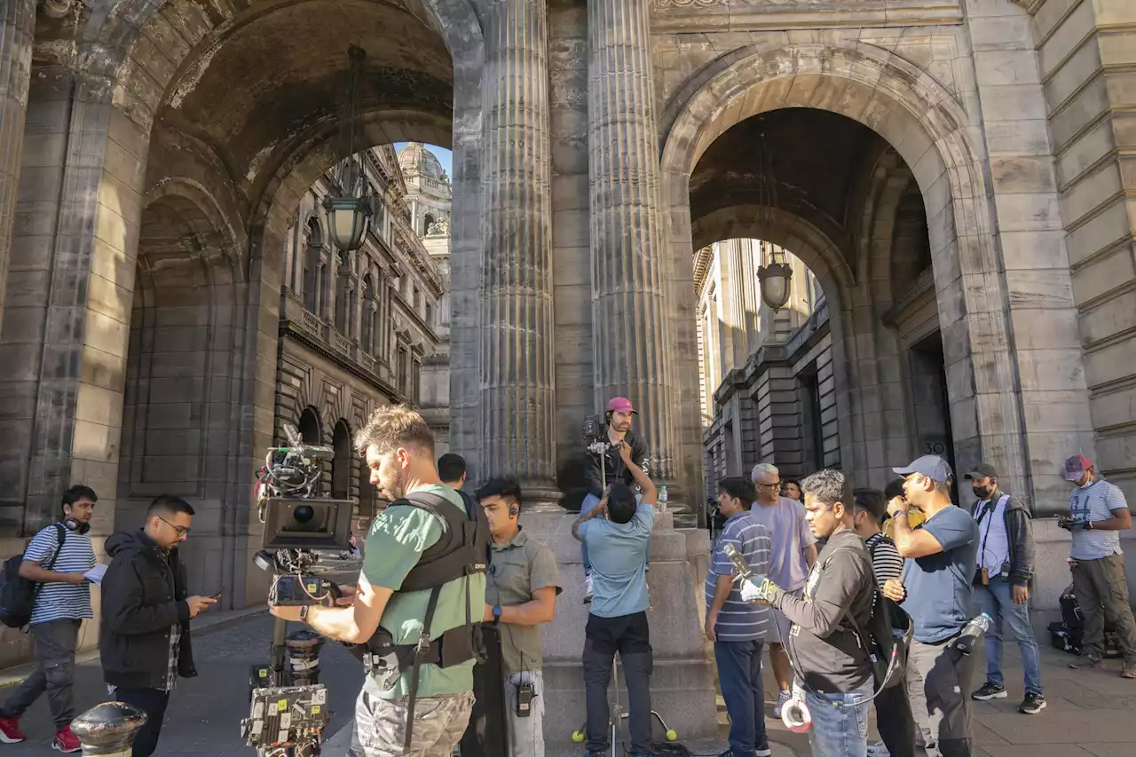 Exclusive sneak peek behind the scenes as filming of Bollywood blockbuster gets under way in Glasgow