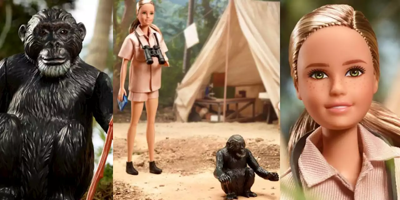 A Jane Goodall Barbie? Mattel just unveiled one — complete with chimp!