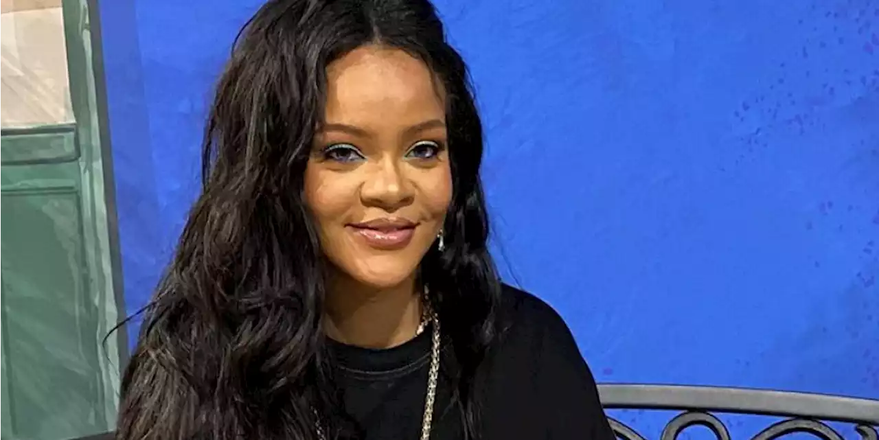 Rihanna Glows in All-Black Outfit During Rare Public Outing