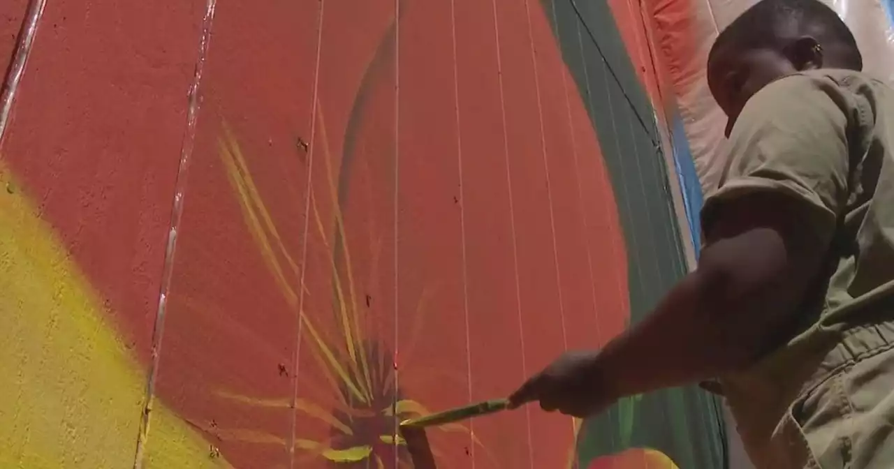 Muralist making her mark in Oakland's Montclair neighborhood