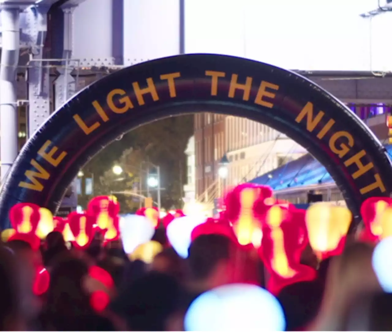 Light the Night is about taking steps to end cancer