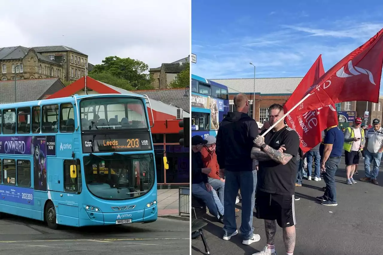 'Arriva's actions have severely backfired': All-out bus strikes hit services in West Yorkshire after pay talks collapse