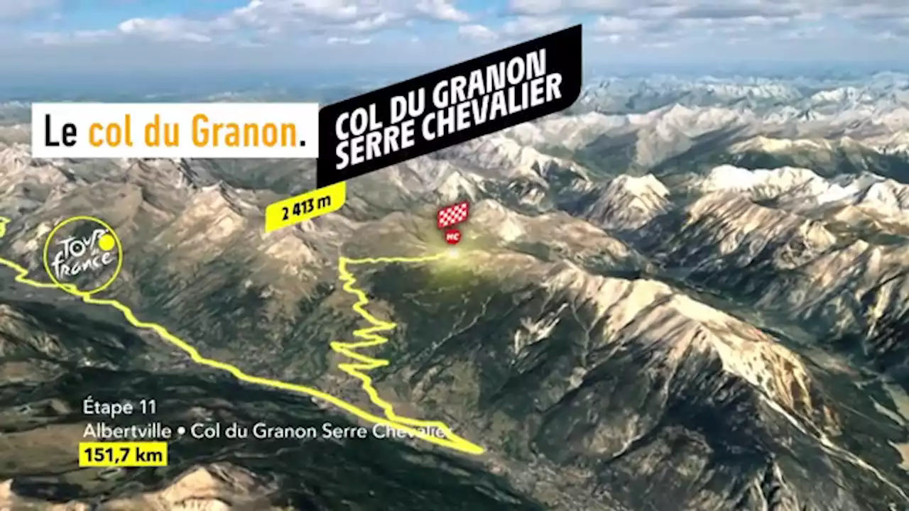 Le retour du col du Granon sur le Tour de France