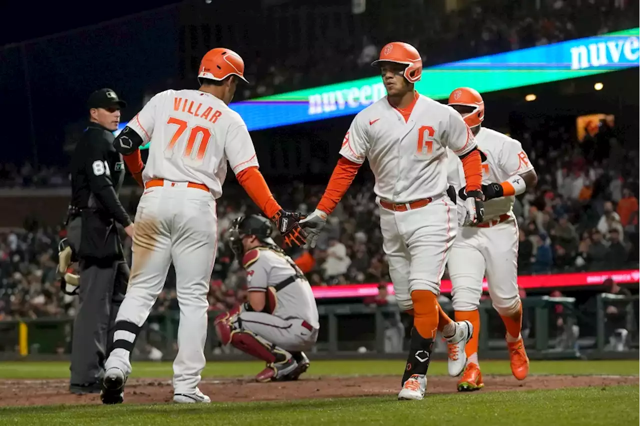 With 4 home runs, SF Giants erupt vs. D-backs for second rout in three games