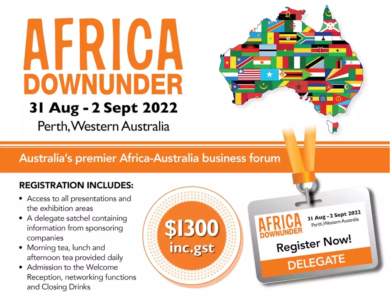 Registration for the 2022 Africa Down Under Conference - Africa Down Under