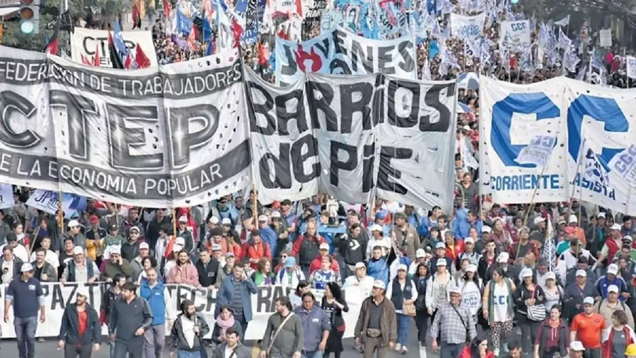 Movimientos sociales anunciaron marchas y cortes para reclamar por el Salario Básico Universal