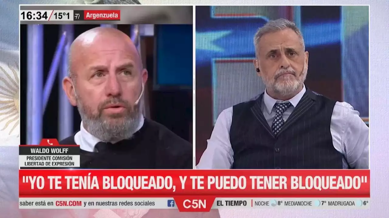 Tenso cruce en vivo entre Jorge Rial y Waldo Wolff