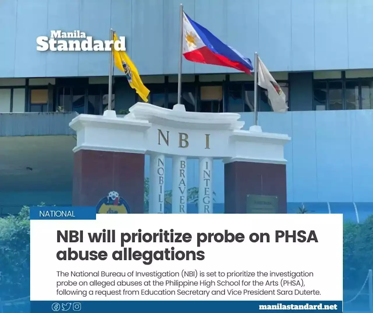 NBI will prioritize probe on PHSA abuse allegations