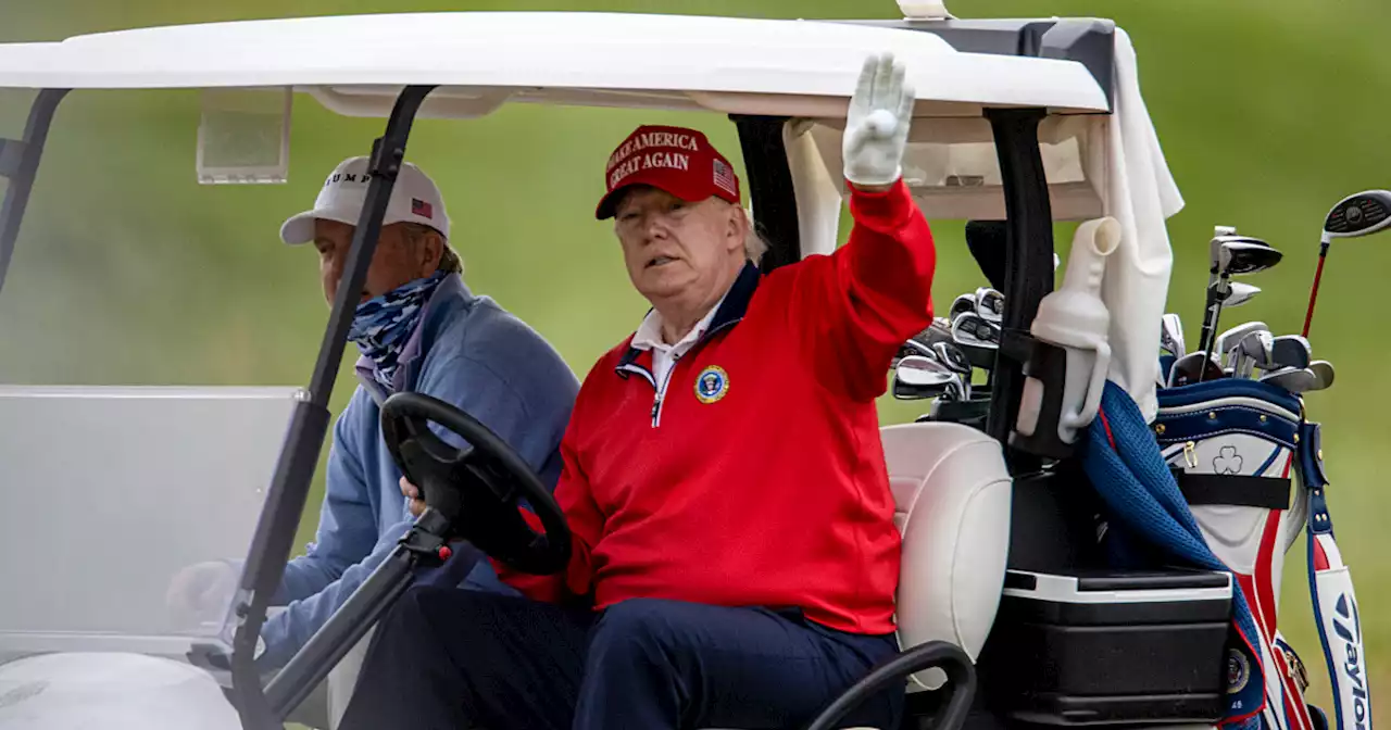 Trump hosts controversial Saudi-funded golf tournament as he mulls 2024 bid