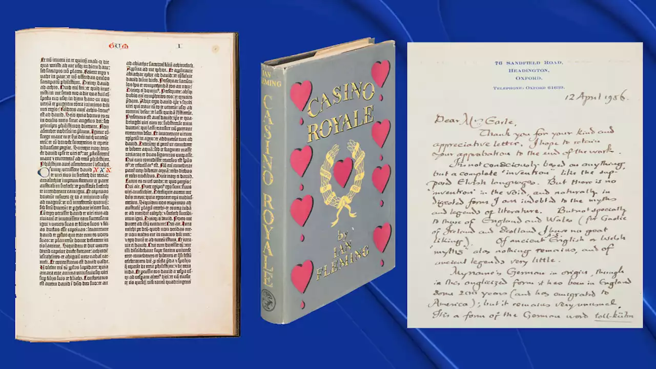 Tolkien Letter, Page from Gutenberg Bible Highlight Heritage Rare Book Auction