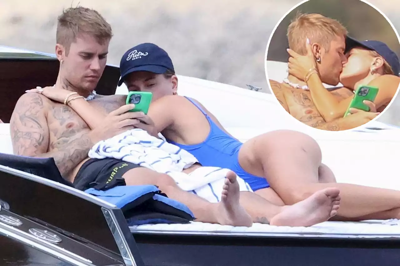 Justin and Hailey Bieber make out in Idaho amid his Ramsay Hunt recovery