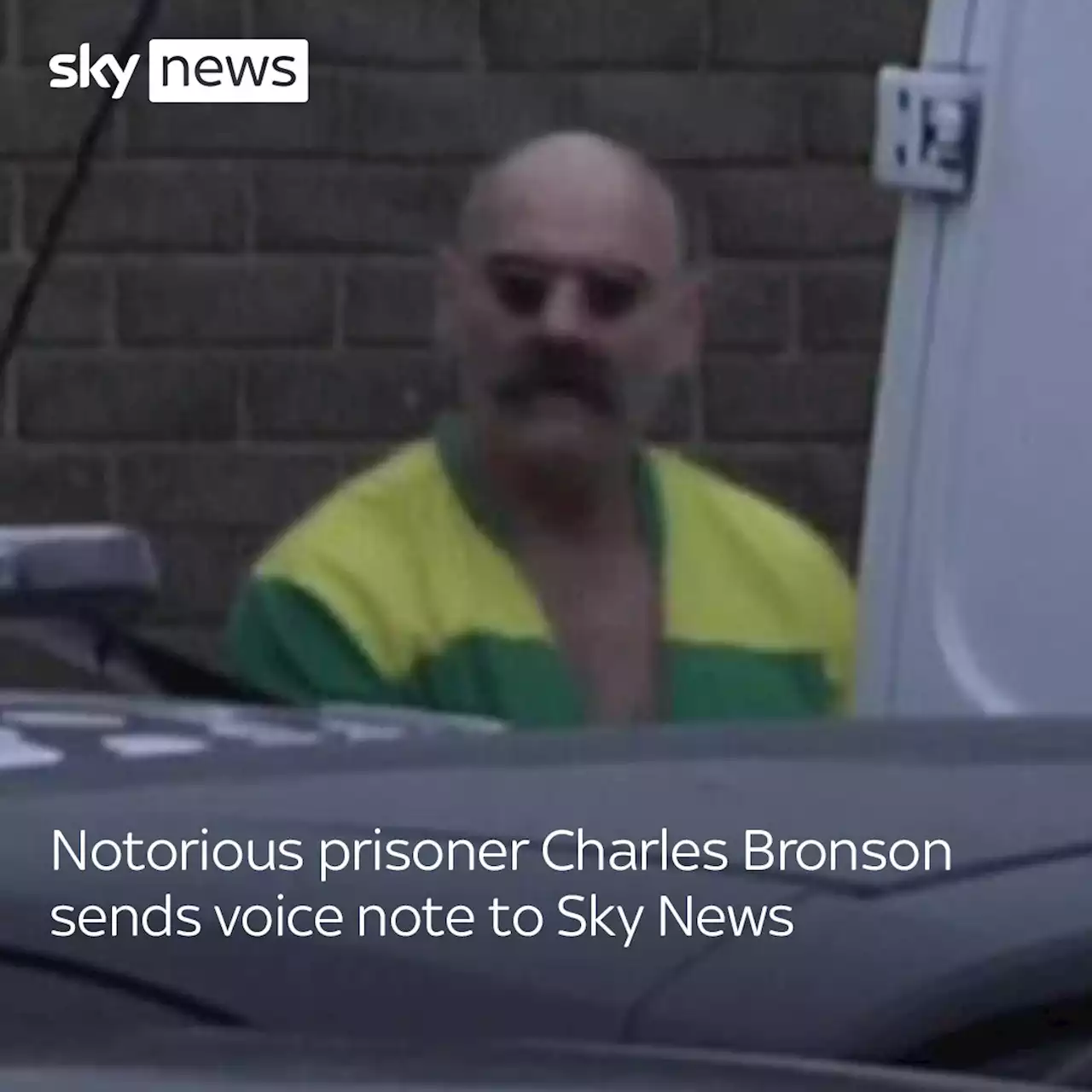 Charles Bronson: Britain's most notorious prisoner sends voice note to Sky News after begging for release